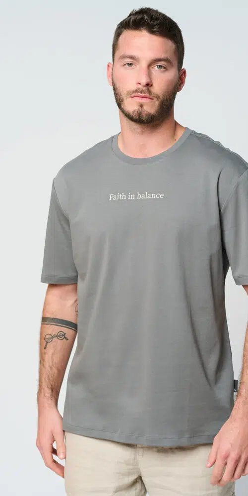 טישרט עם הדפס T SHIRT אוברסייז (Oversize)
