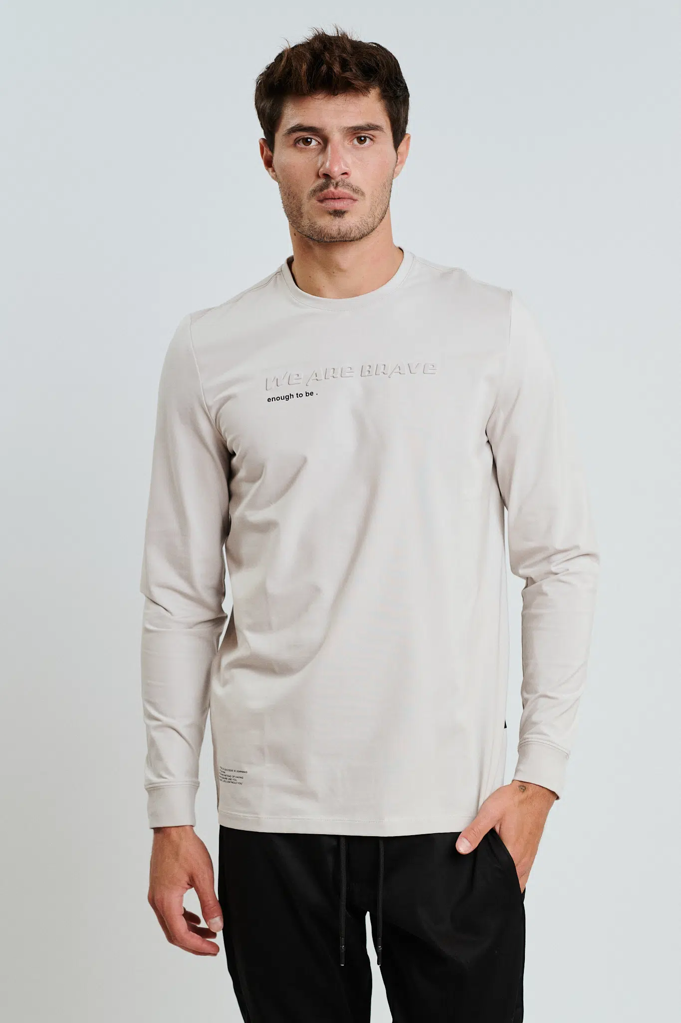 מודפס T SHIRT LYCRA – L.GREY, XXL