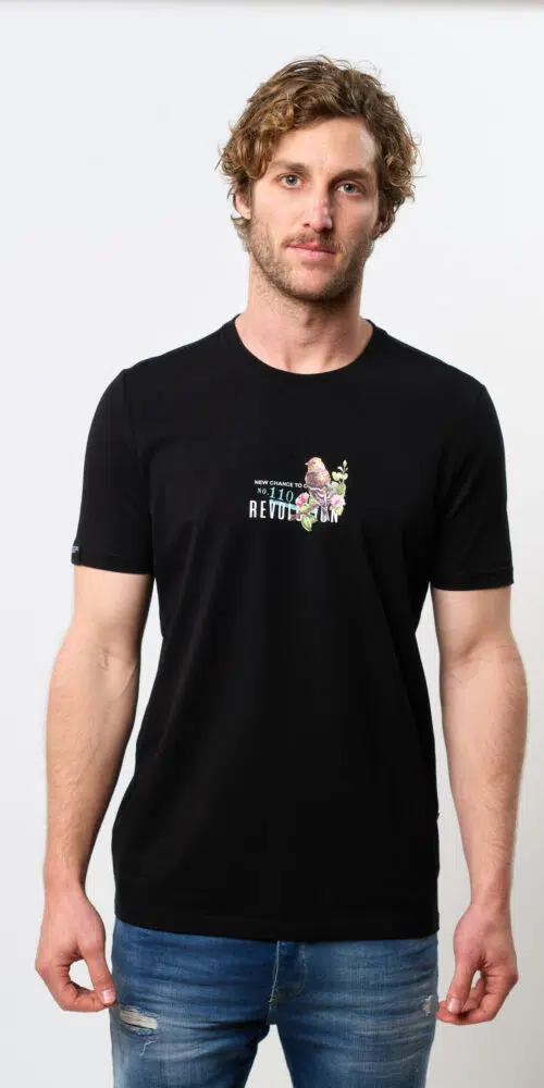 טישרט מודפס T SHIRT LYCRA