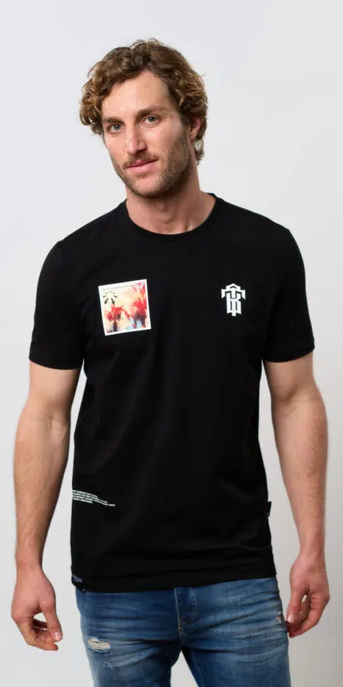 טישרט מודפס T SHIRT LYCRA