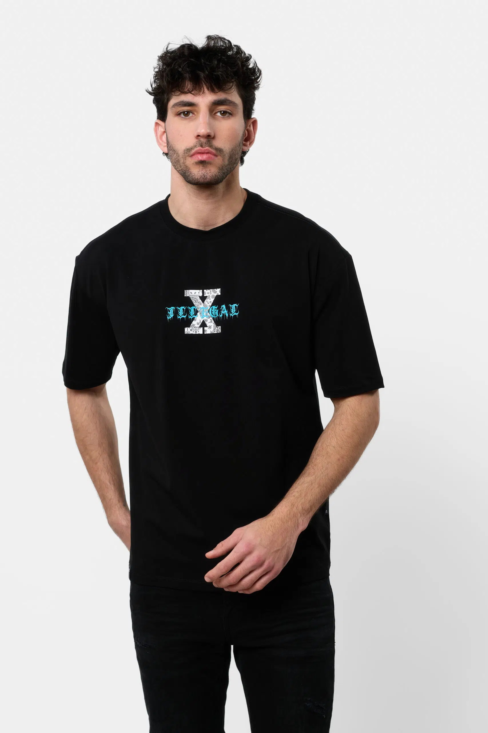 טישרט אוברסייז (Oversize) מודפס T SHIRT LYCRA