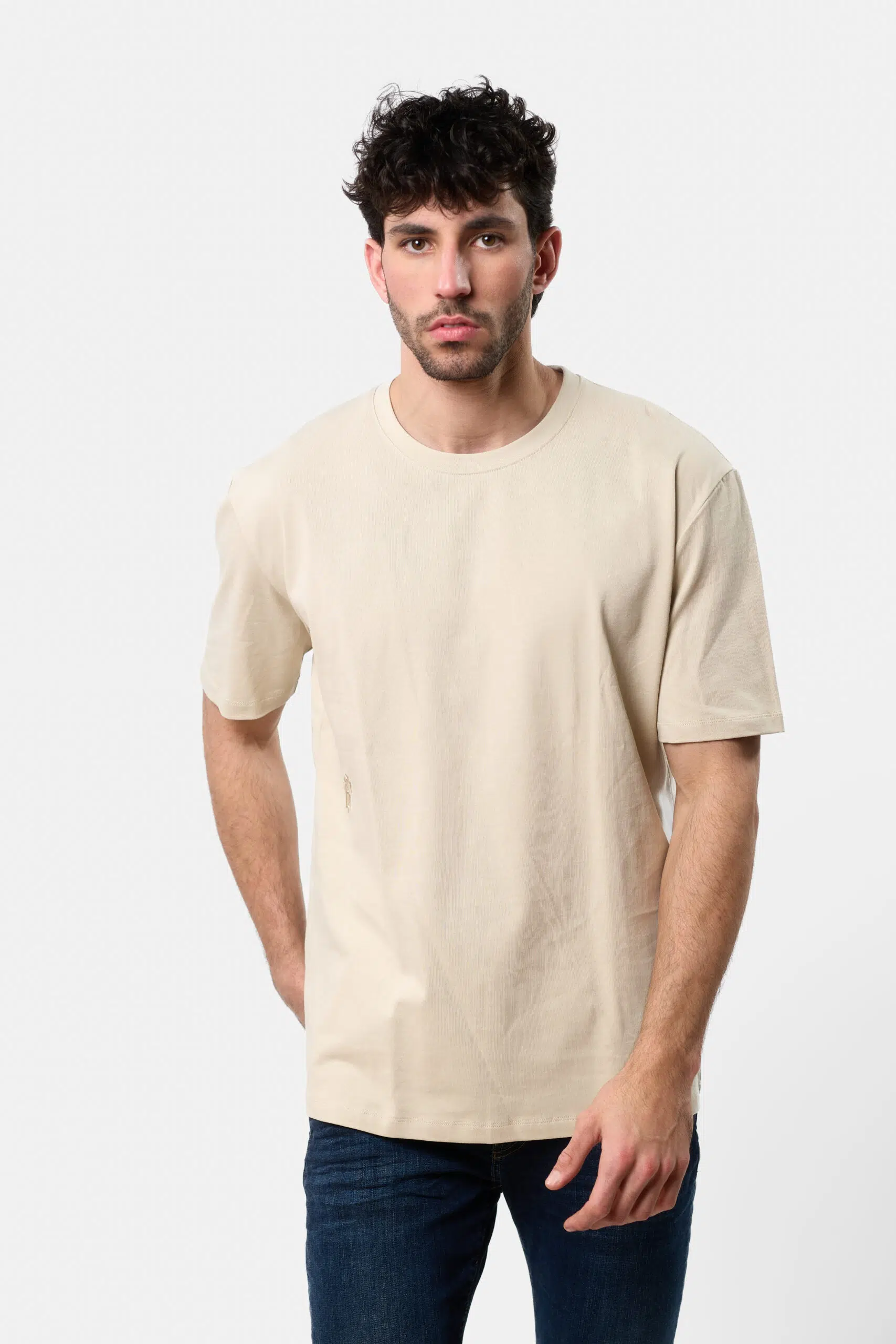 טישרט כותנה מודפס T SHIRT אוברסייז (Oversize)