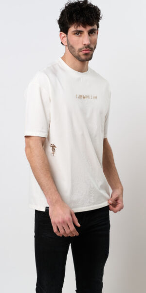 טישרט מודפס T SHIRT LYCRA אוברסייז (Oversize)