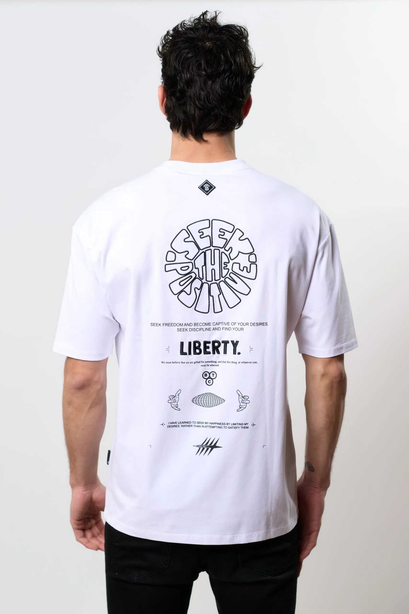 טישרט מודפס T SHIRT LYCRA