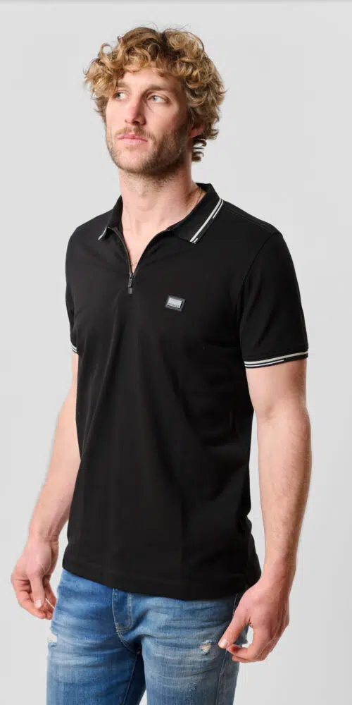 חולצת POLO PK LYCRA – BLACK, 3XL