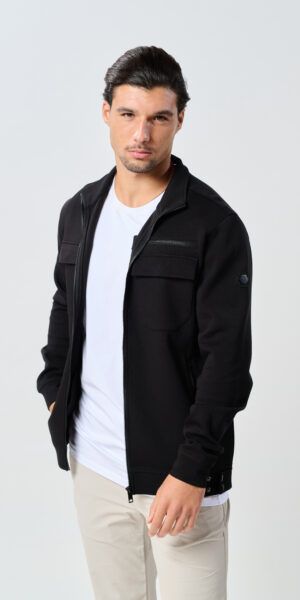 ג'קט קרדיגן SCUBA CARDIGAN POCKETS