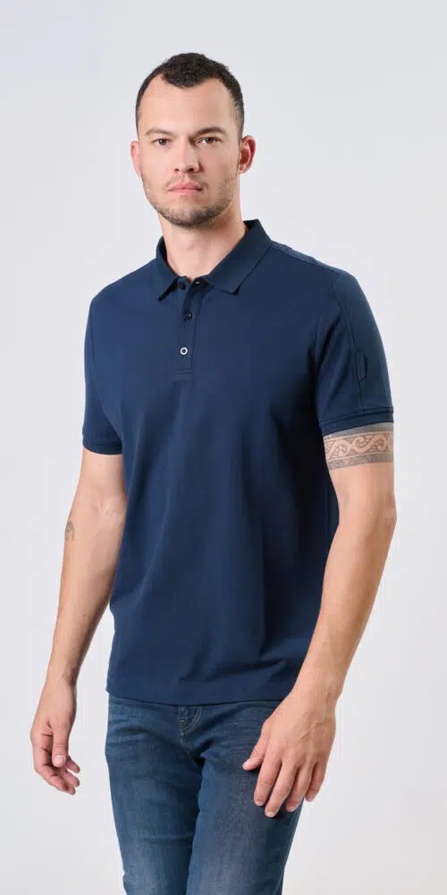POLO PIQUE – PETROL, XXL