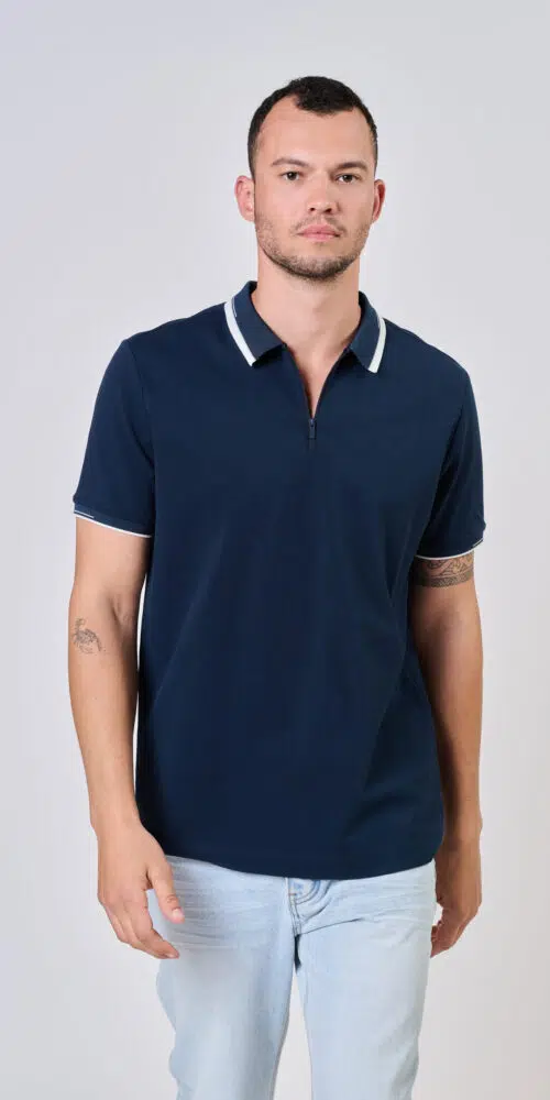 POLO PIQUE – PETROL, XXL