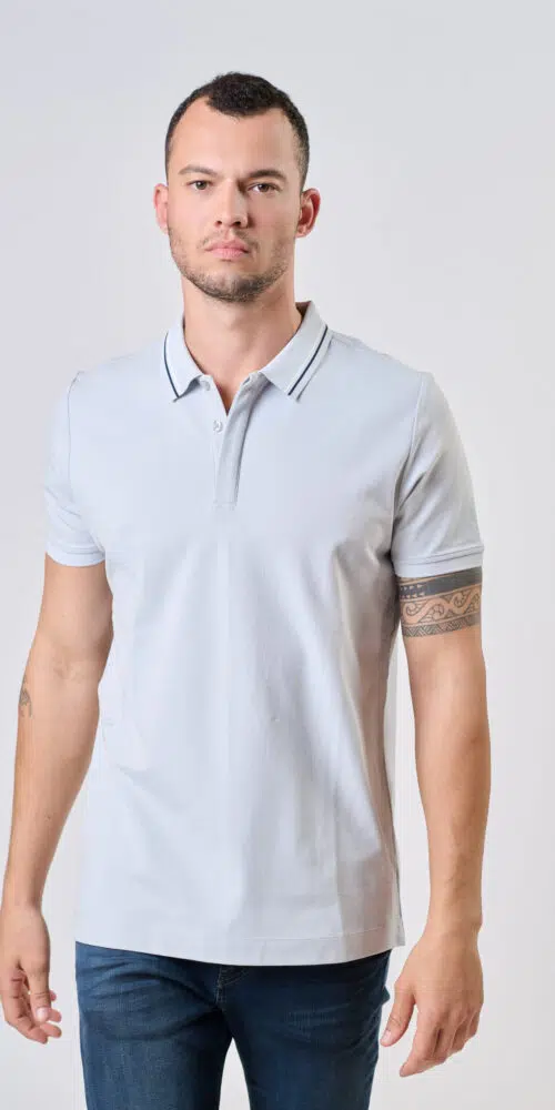 POLO PIQUE – LT.BLUE, XXL