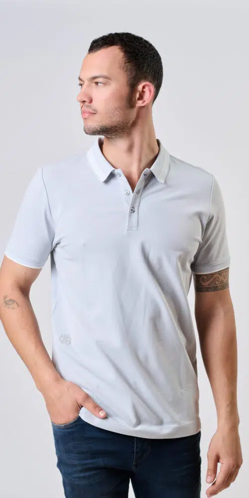 POLO PIQUE – LT.BLUE, XXL