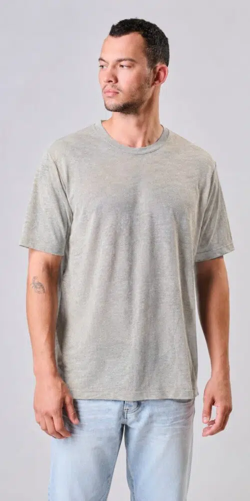 טי סריג  Basic cut – STONE, L