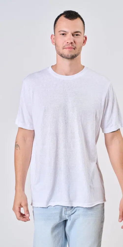 טי סריג  Basic cut – WHITE, L