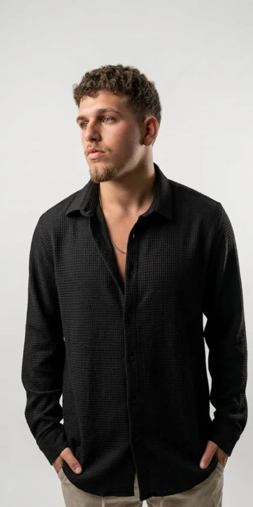 חולצה ש.א MARK KAFAS – BLACK, XXL